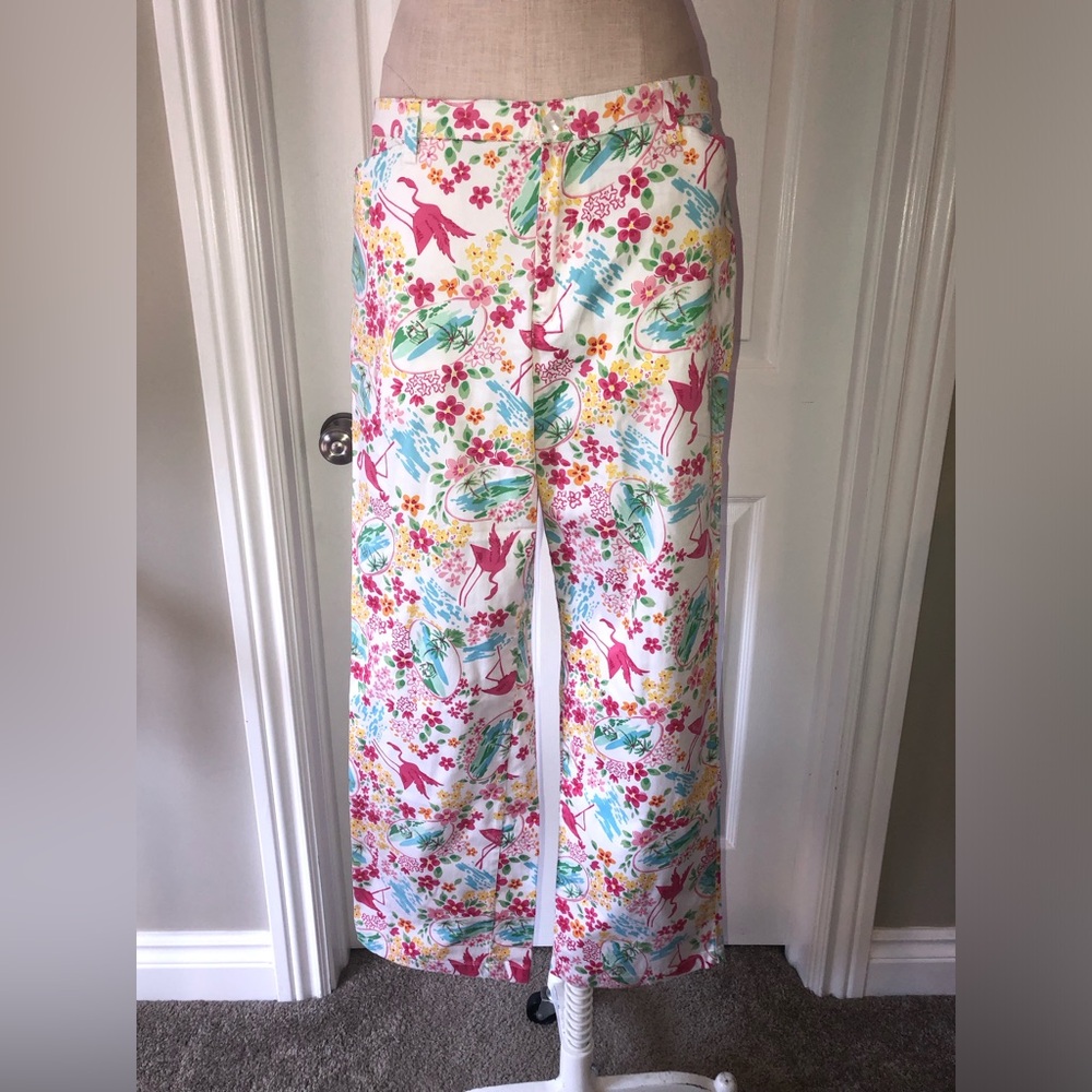 Pappagallo Floral Print Pants